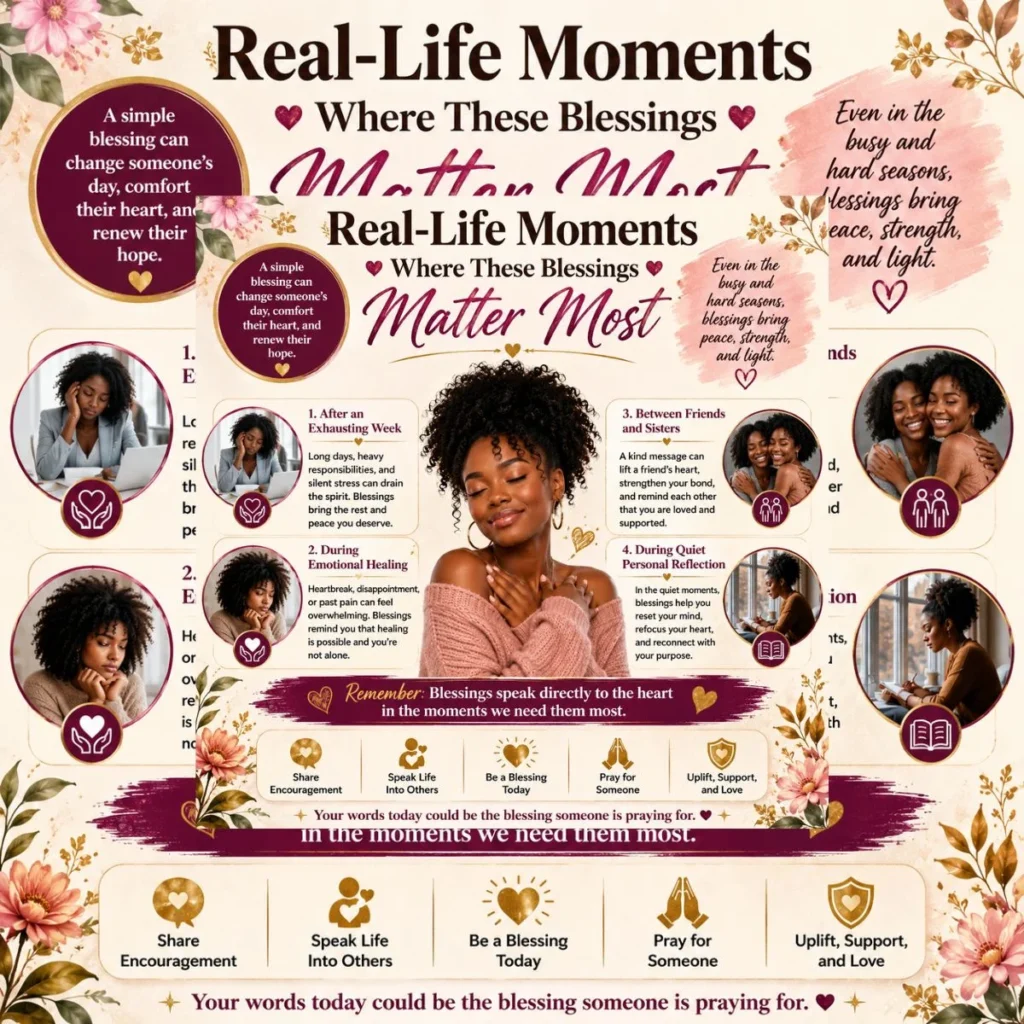 Real-life moments where black girl Friday blessings bring peace, healing, encouragement, and emotional strength