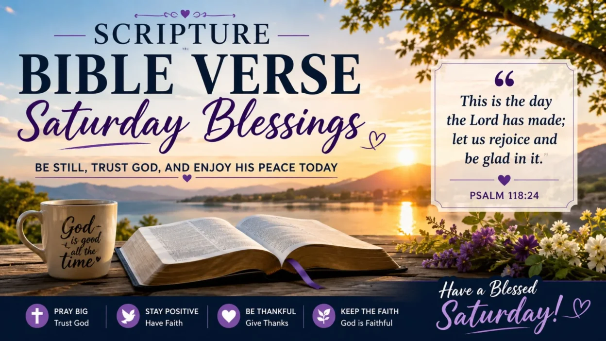 Scripture Bible Verse Saturday Blessings